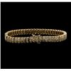 Image 2 : 14KT Yellow Gold 2.00ctw Diamond S-Link Style Bracelet