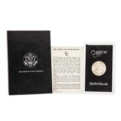 1881-CC $1 Morgan Silver Dollar Coin GSA w/ Box & COA