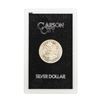Image 2 : 1881-CC $1 Morgan Silver Dollar Coin GSA w/ Box & COA
