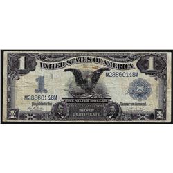 1899 $1 Black Eagle Silver Certificate Note