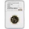 Image 1 : 1975-FM British Virgin Island $100 Royal Tern Gold Coin NGC MS69