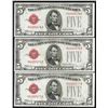 Image 1 : Lot of (3) Consecutive 1928E $5 Legal Tender Notes