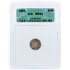 Image 1 : 1861 Three Cent Silver Piece Coin ICG MS62