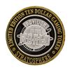 Image 1 : .999 Silver Stratosphere Las Vegas, NV $10 Casino Limited Edition Gaming Token