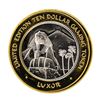 Image 1 : .999 Silver Luxor Las Vegas Nevada $10 Casino Limited Edition Gaming Token