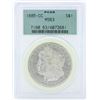 Image 1 : 1885-CC $1 Morgan Silver Dollar Coin PCGS MS63