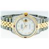 Image 4 : Rolex Mens Two Tone 14KT Yellow Gold Ruby and Diamond Datejust Wristwatch