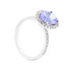 Image 4 : 14KT White Gold Ladies 2.90ct Tanzanite and Diamond Ring