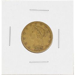 1886-S $5 Liberty Head Half Eagle Gold Coin