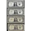 Image 1 : Lot of (4) 1957 $1 Silver Certificate STAR Notes