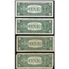 Image 2 : Lot of (4) 1957 $1 Silver Certificate STAR Notes