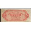 Image 2 : 1800's $5 The Citizens Bank of Louisiana Obsolete Note