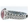 Image 9 : Rolex Ladies Stainless Steel Ruby and Diamond Datejust Wristwatch