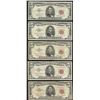 Image 1 : Lot of (5) 1963 $5 Legal Tender Notes