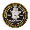 Image 2 : .999 Silver Sam's Town Las Vegas $10 Casino Limited Edition Gaming Token