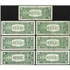 Image 2 : Lot of (7) 1957 $1 Silver Certificate Notes