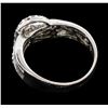 Image 3 : 18KT White Gold 1.00ctw Diamond Ring