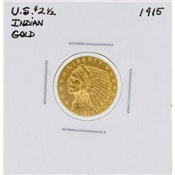 1915 $2 1/2 Indian Head Quarter Eagle Gold Coin