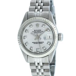 Rolex Stainless Steel Datejust Ladies Wristwatch