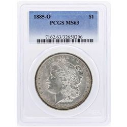 1885-O $1 Morgan Silver Dollar Coin PCGS MS63