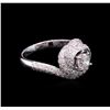 Image 2 : 14KT White Gold 1.67ctw Diamond Wedding Ring