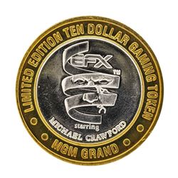 .999 Silver MGM Grand Las Vegas $10 Casino Limited Edition Gaming Token