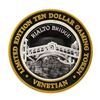 Image 1 : .999 Silver The Venetian Las Vegas Nevada $10 Casino Limited Edition Gaming Toke