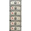 Image 1 : Lot of (6) 1928 & 1963 $2 Legal Tender Notes