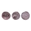 Image 2 : Lot of (3) 1540-1590 KB Hungary Ferdinand I - Madonna & Child Silver Denar Coins