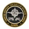 Image 1 : .999 Silver Luxor Las Vegas Nevada $10 Casino Limited Edition Gaming Token