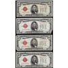 Image 1 : Lot of (4) 1928 $5 Legal Tender Notes
