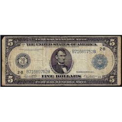 1914 $5 Federal Reserve Note