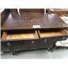 Image 2 : ANTIQUE 4 DRAWER DRESSER 37"H X 20"D X 40"W
