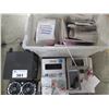 Image 1 : TOTE OF ASSORTED CORDS/SCREEN PROTECTORS/VIDEO CARD/ETC