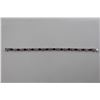 Image 2 : CERTIFIED DIAMOND & GARNET TENNIS BRACELET.  6 CT  12 OVAL GEMSTONES  FIGURE 8 LINK