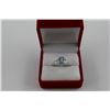 Image 2 : CERTIFIED  2.5 CT  BLUE TOPAZ & DIAMOND RING.  OVAL CUT,  VS CLARITY, 2  SHOULDER DIAMONDS