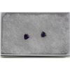 Image 2 : CERTIFIED NEW AMETHYST & DIAMOND EARRINGS  2.2CT  FLORAL LAVENDER COLOR.  POST & BUTTERFLY BACKS