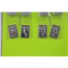 Image 2 : 10 X .999 FINE SILVER ART BARS. VARIOUS MOTIFS. (TAX EXEMPT)