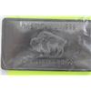 Image 2 : 1OZ.  .999 FINE TITANIUM BUFFALO BAR.  USA MINT. ONLY 400 MINTED