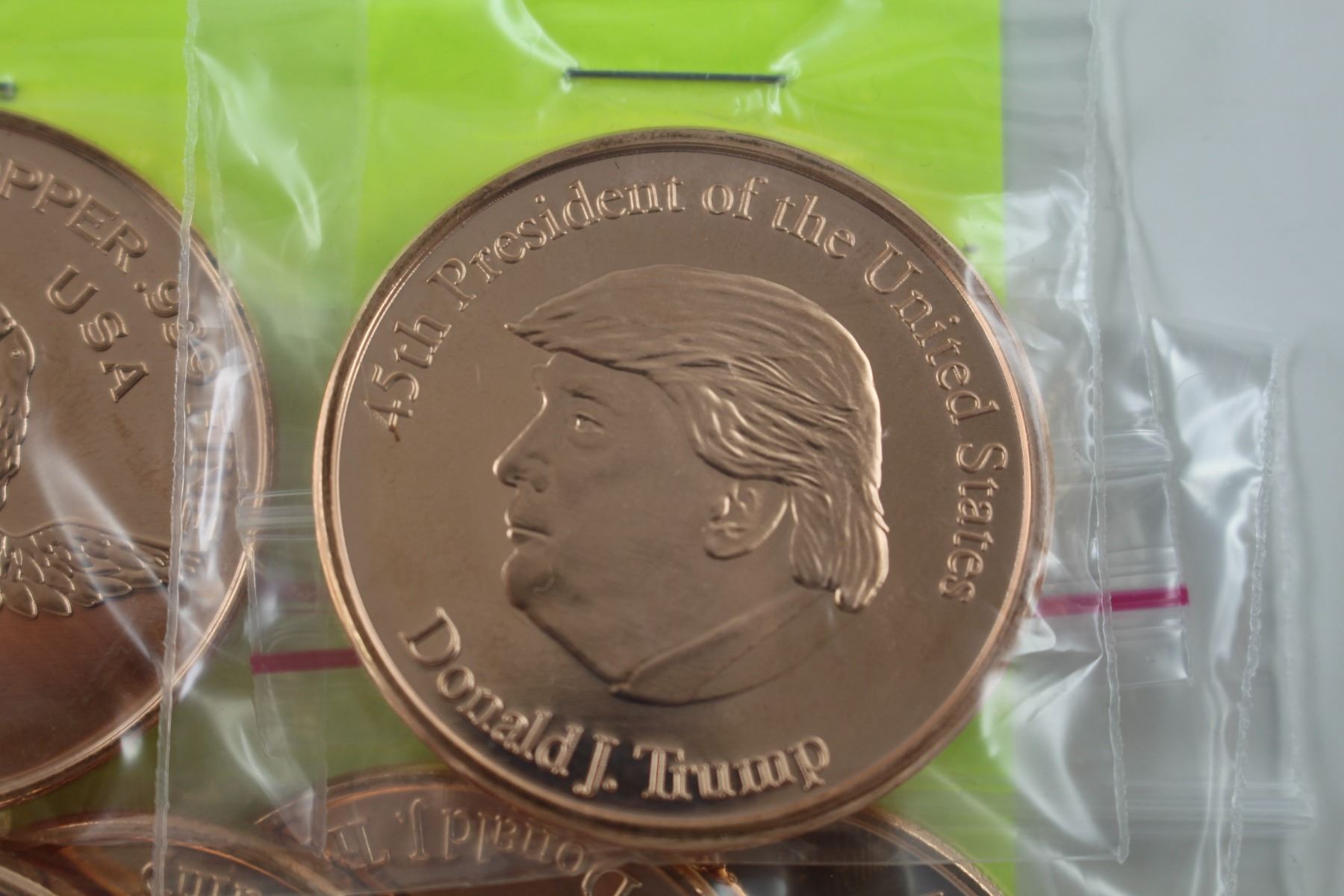 Trump Rounds 6 X .999 FINE COPPER DONALD TRUMP ROUNDS