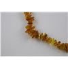 Image 2 : YELLOW/ORANGE BALTIC AMBER NECKLACE.  HAND KNOTTED