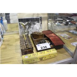 LOT OF ASSORTED COLLECTABLES AND PHOTOGRAPHS