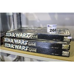 LOT OF 3 STAR WARS "ESCAPE FROM DEATHSTAR" BOARD GAMES