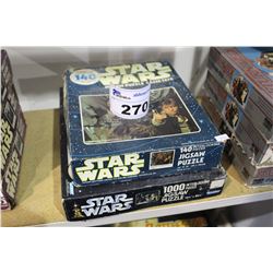 2 STAR WARS JIGSAW PUZZLES