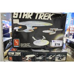 PAIR OF STAR TREK USS ENTERPRISE MODEL KITS