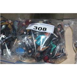 BAG OF ASSORTED STAR TREK FIGURES