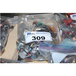 BAG OF ASSORTED STAR TREK FIGURES