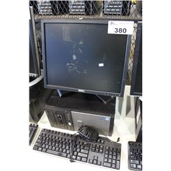 DELL OPTIPLEX 7010 PC COMPUTER WITH DELL LCD MONITOR, KEYBOARD & MOUSE