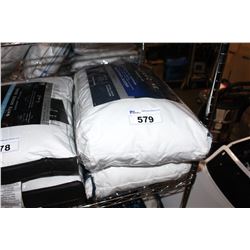 PAIR OF SYNTHETIC DOWN STOMACH/BACK SLEEPER PILLOWS