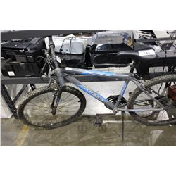GREY HUFFY MOUNTAIN BIKE